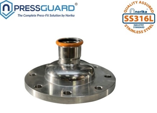 Stainless Steel 316L Press Fit  Flange Reduce Socket